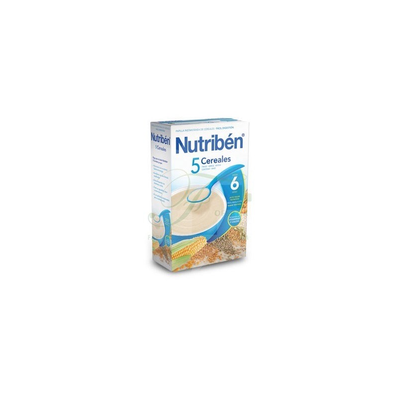 Nutriben Papilla 8 Cereales Miel Fibra 600 Gr