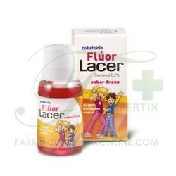 Lacer Fluor Semanal Colutorio 0,2% Fresa 100 ML